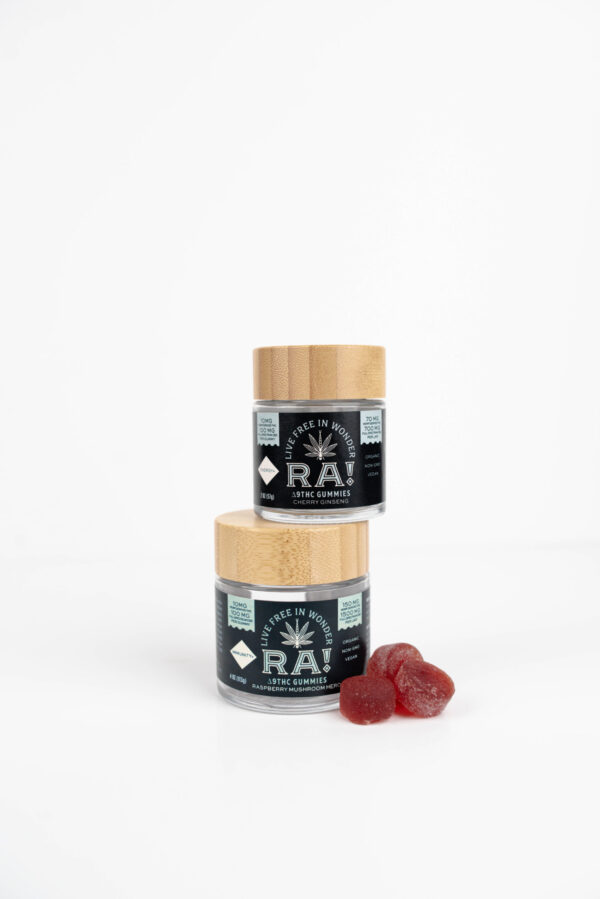 Raspberry Mushroom Hero THC Gummies - Image 2